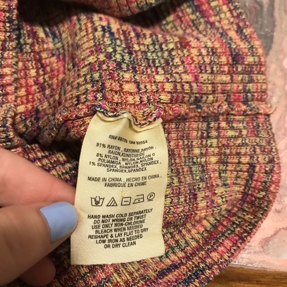 Anthropologie Moth Multicolour Ribbed Sweater - Picture 5 of 5